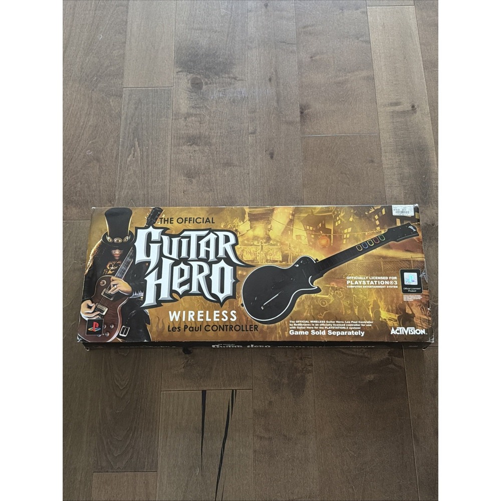 Activision PS3 Guitar Hero Gibson Les Paul Wireless Guitar - Black